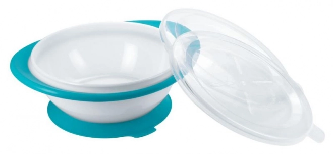 Nuk Easy Learning Baby Bowl with 2 Lids and Suction Blue