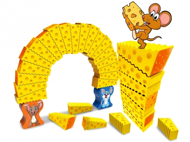 Mouse Cheese Tower Skill Game