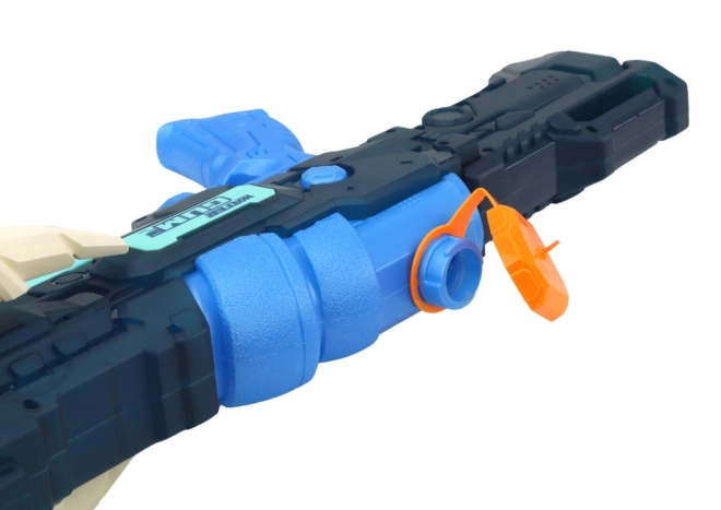 Blue Water Gun with Extendable Arm