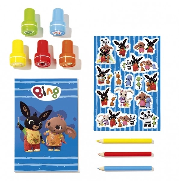 Stamp and Sticker Set Bing Bunny