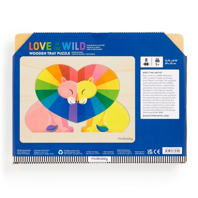 Love in the Wilderness Wooden Puzzle