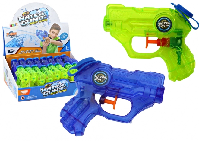 Mini Water Gun - Green and Navy