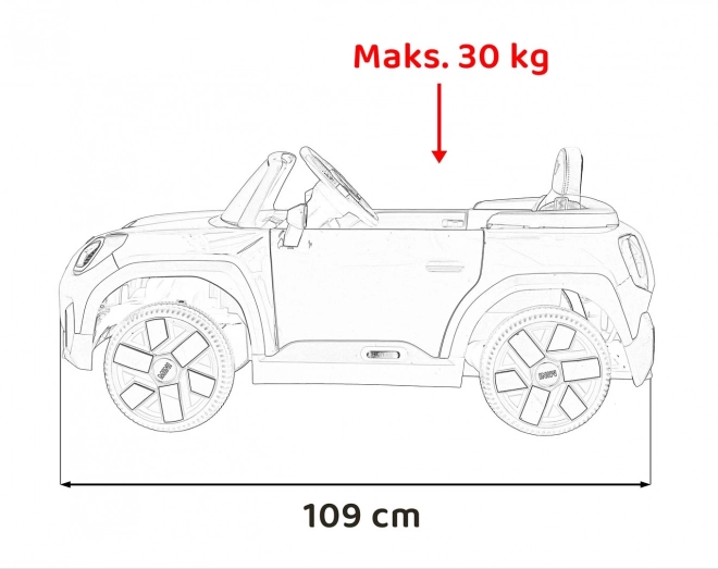 Vehicul Mini Concept Aceman – Bílé
