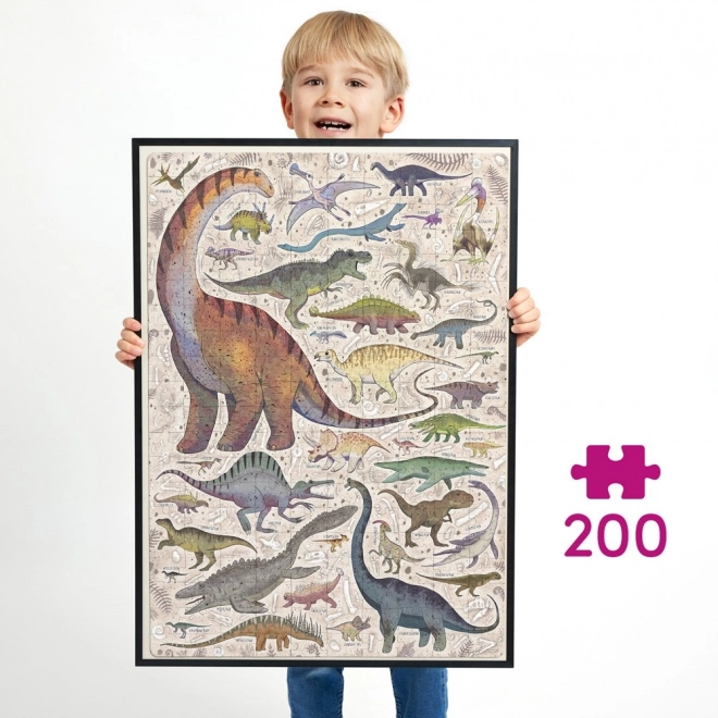 Puzzlove Dinosaurs 200 Piece Puzzle