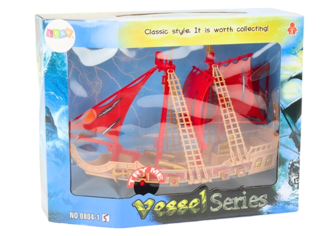 Pirate Ship with Lights & Sounds - Black