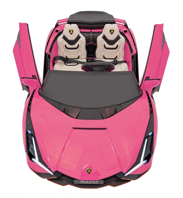 Ružové vozidlo Lamborghini Sian – Ružové