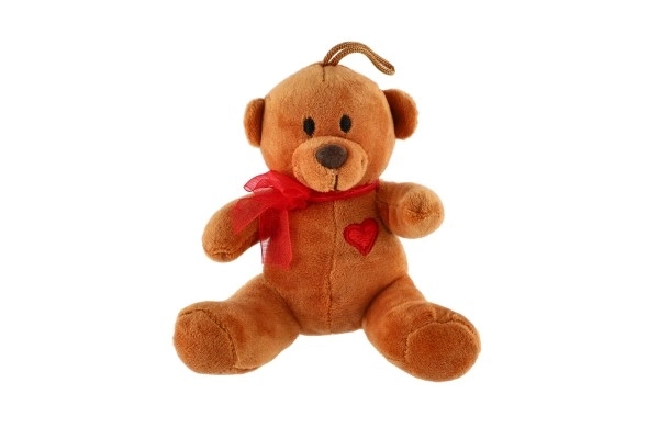 Cuddly Teddy Bear with Bow 12cm Plush