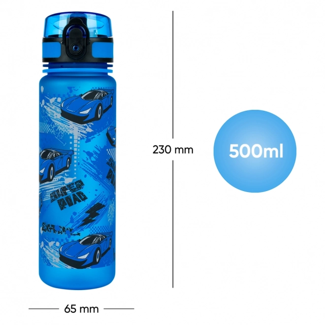 Baagl Tritan Water Bottle - Cars, 500ml