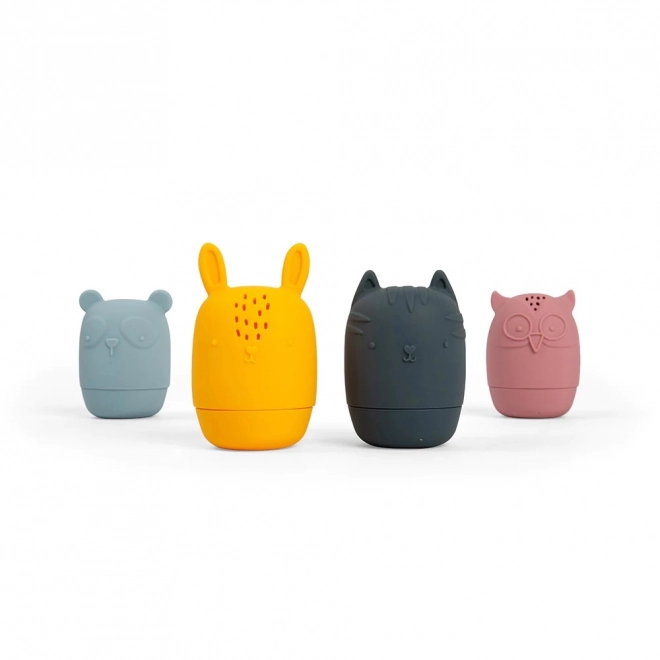 Bigjigs Toys Silicone Squeeze Animals for Bath