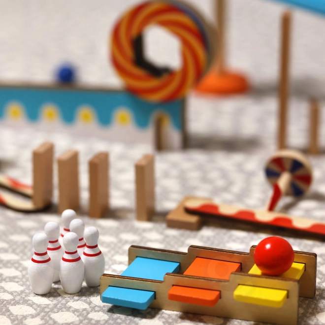 Verrückte Holz-Domino-Spiele