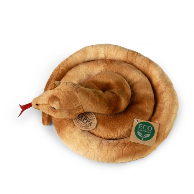 Plush Brown Snake 90cm Eco-Friendly