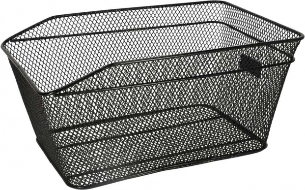 Metalen fietsmand voor drager zwart 25kg