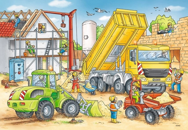 Construction Site Puzzle 2x24 Pieces