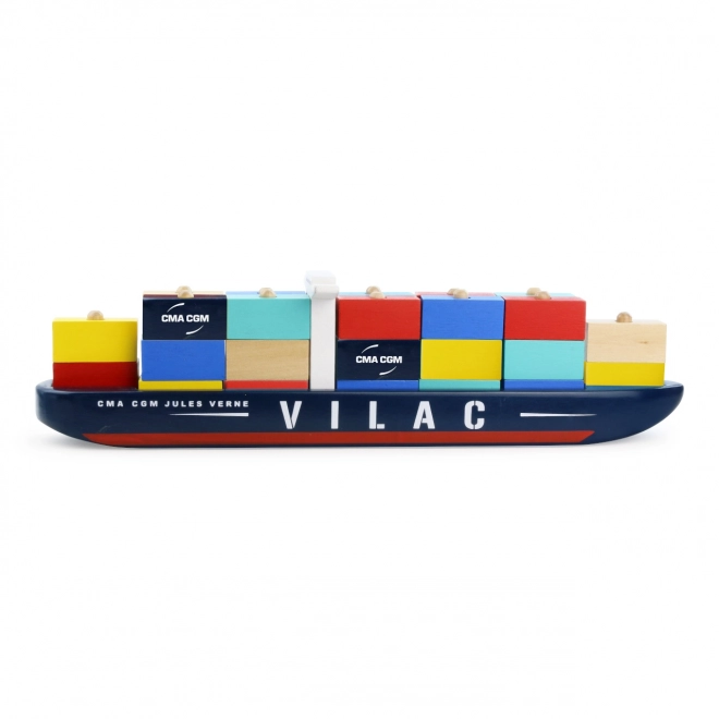 Wooden Container Ship Puzzle