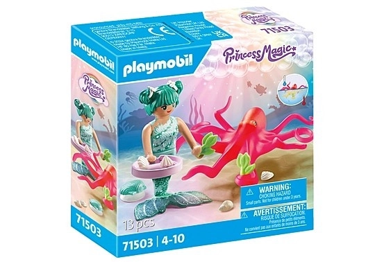 Playmobil Princess Magic Mermaid with Color-Changing Octopus Set