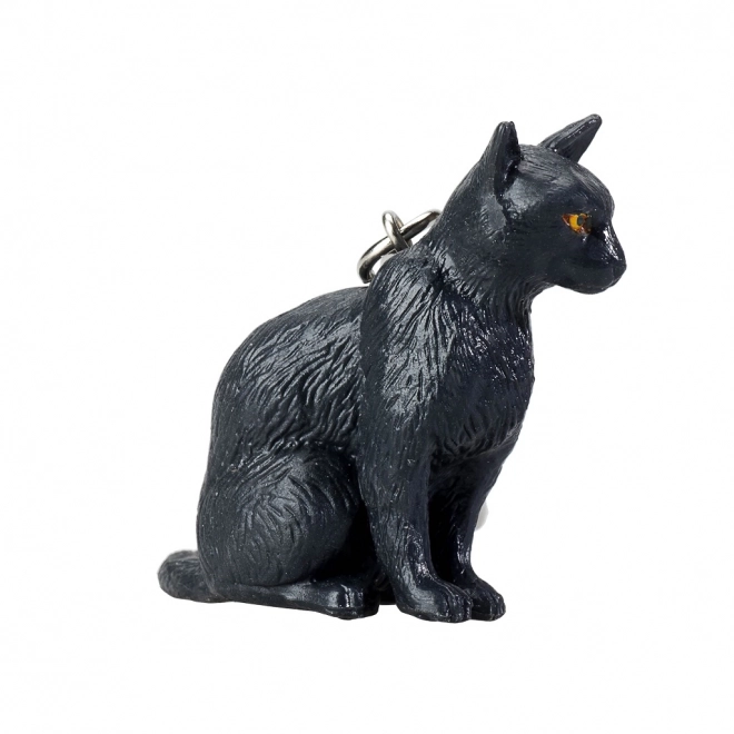 Mojo Black Cat Keychain