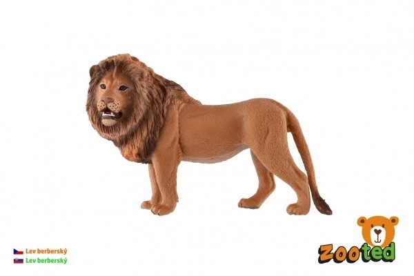 Plastic Barbary Lion Toy 11cm