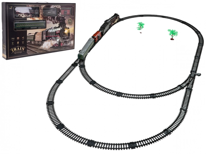 Retro Train Set with Accessories