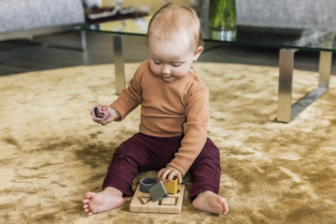 Silicone Bamboo Puzzle for Toddlers