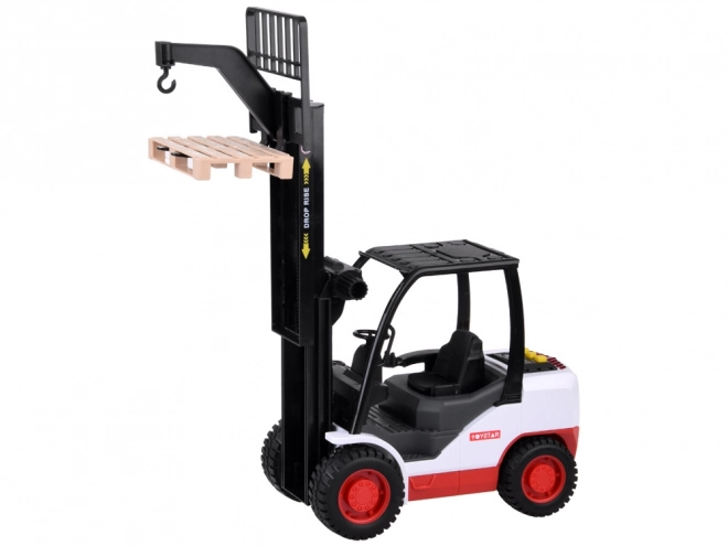 Large Toy Forklift with Sound and Rubber Tires