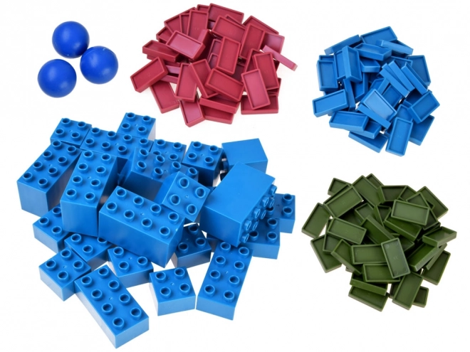 Colorful Domino Blocks and Obstacle Course Game