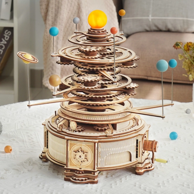 Rokr 3D Wooden Puzzle Solar System Orrery