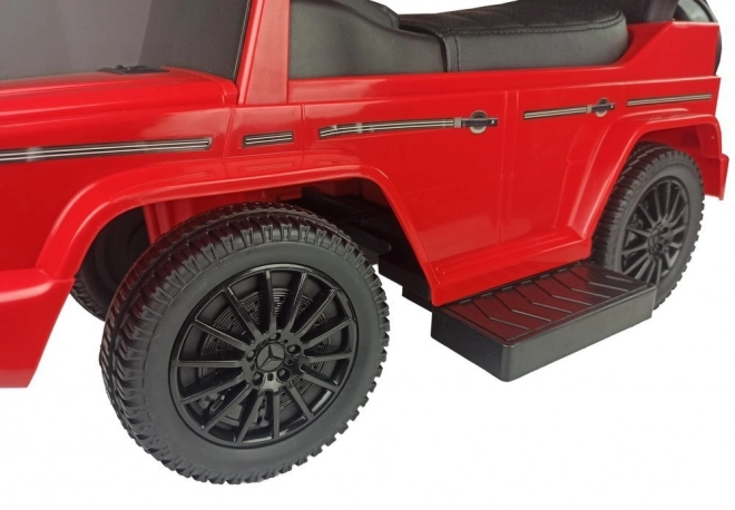 Ride-On Mercedes G-Class with Push Handle Red