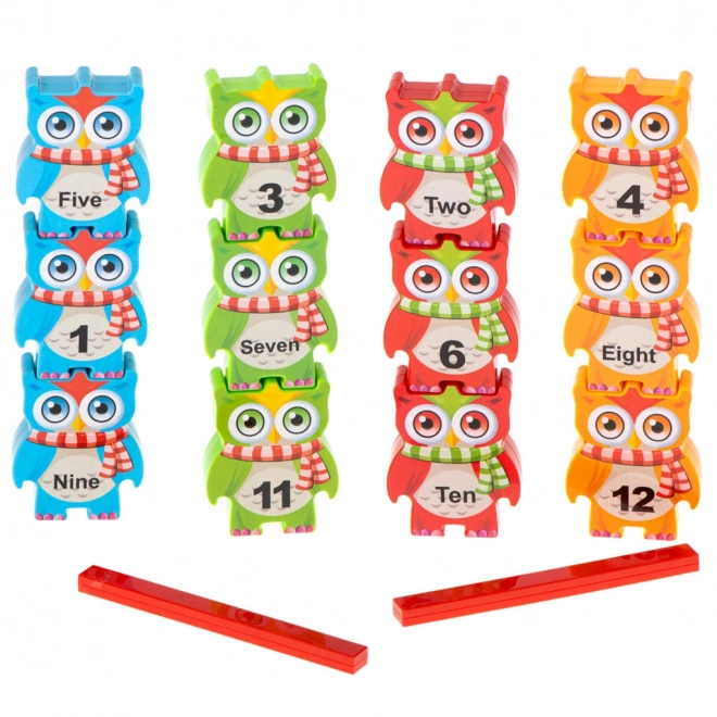 Owl Stacking Tower Game