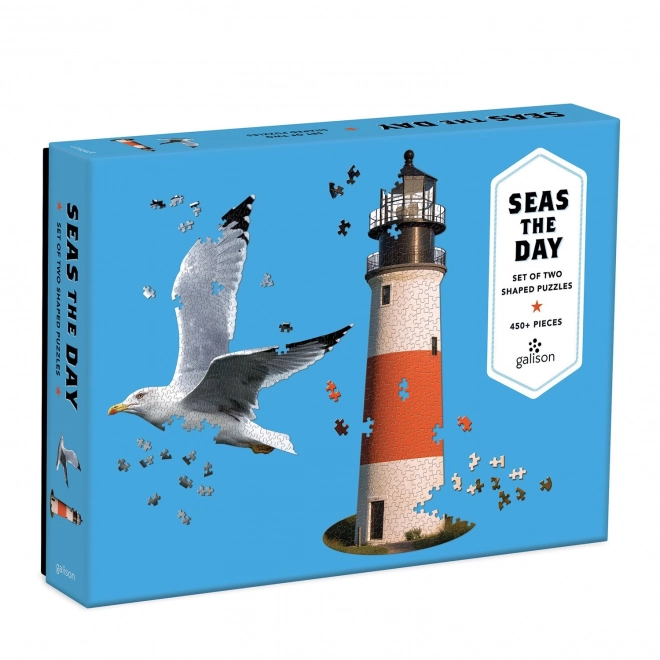 Shaped Beach Day Puzzle Set 2-in-1