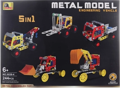 Metalen bouwset 5v1