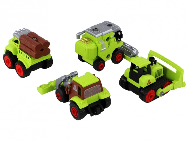 Build and Play Farm Vehicles Set for Kids