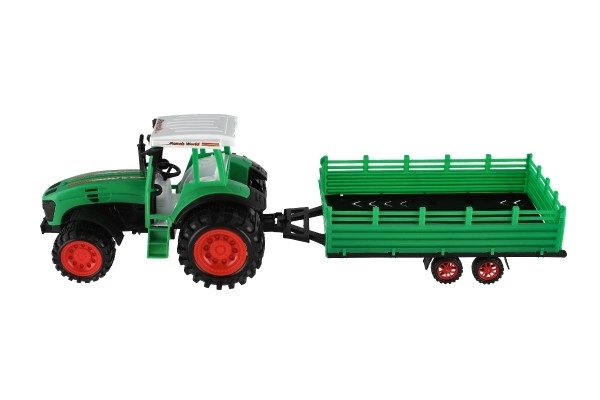 Tractor with Trailer and Plow for Kids