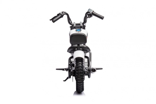 Battery-Powered Electric Motorcycle - 36V White