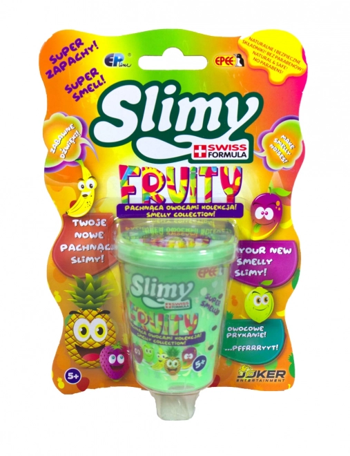 Fruit-Colored Slime in Plastic Box