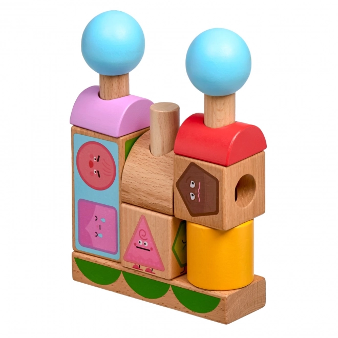 Shapes and Emotions Wooden Puzzle