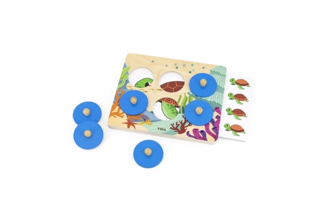 Wooden Marine Matching Game