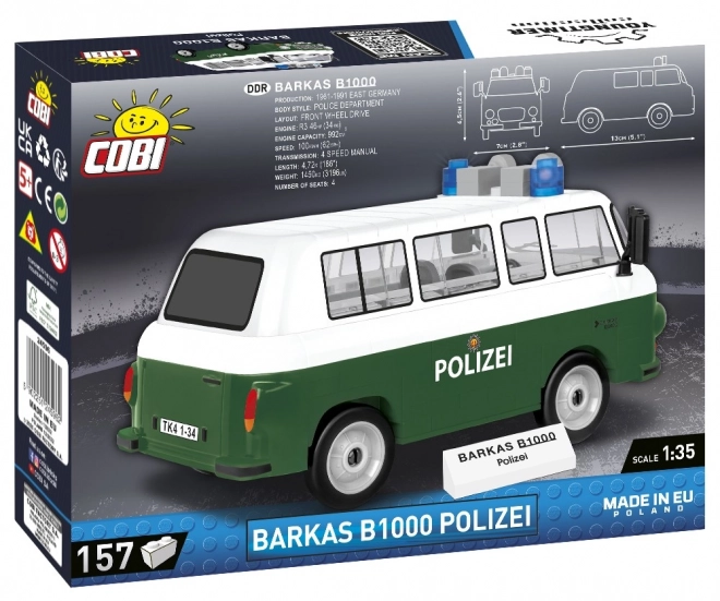 Gradbene kocke Barkas B1000 Polizei