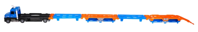 Interactive Red Truck with Launcher 2-in-1 & Accessories – Blue