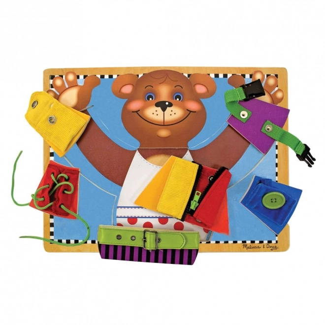 Melissa and doug - Dress up bear motor skills board