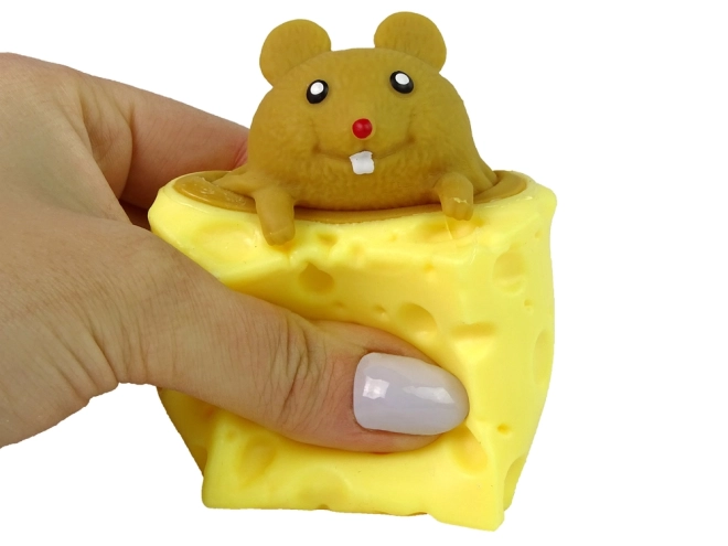 Mouse in Cheese Squishy Toy