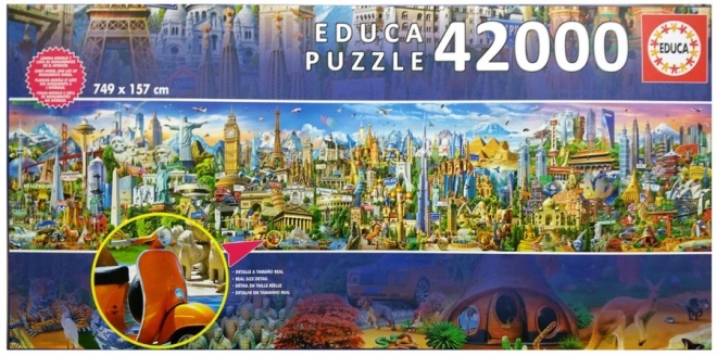 EDUCA Puzzle Around the World 42000 Pieces