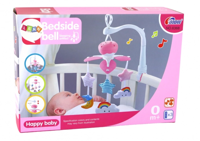 Baby Crib Mobile Sound Pink Sky