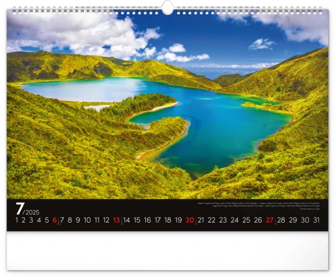 Notique Wall Calendar Landscapes 2025