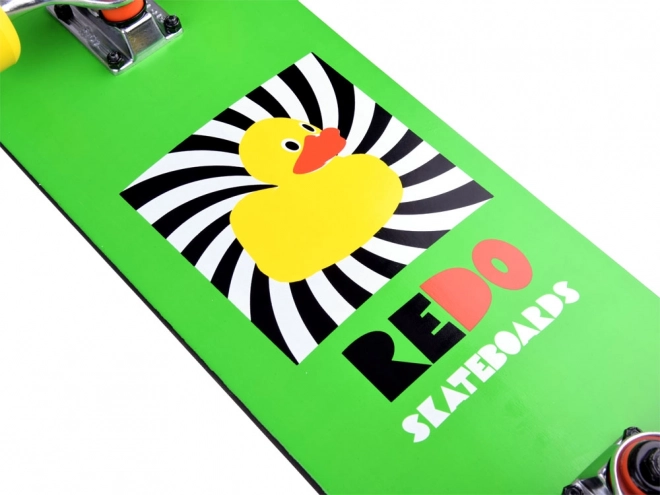 Wooden Skateboard Rubber Duck