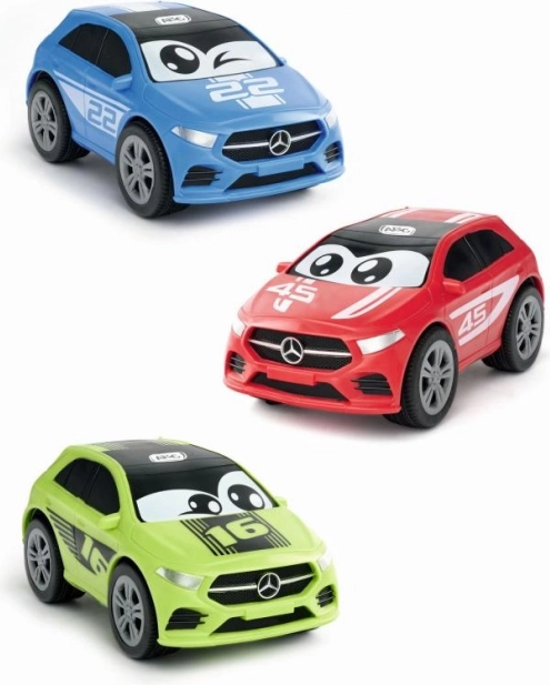 Three cheerful colors and licensed MERCEDES look