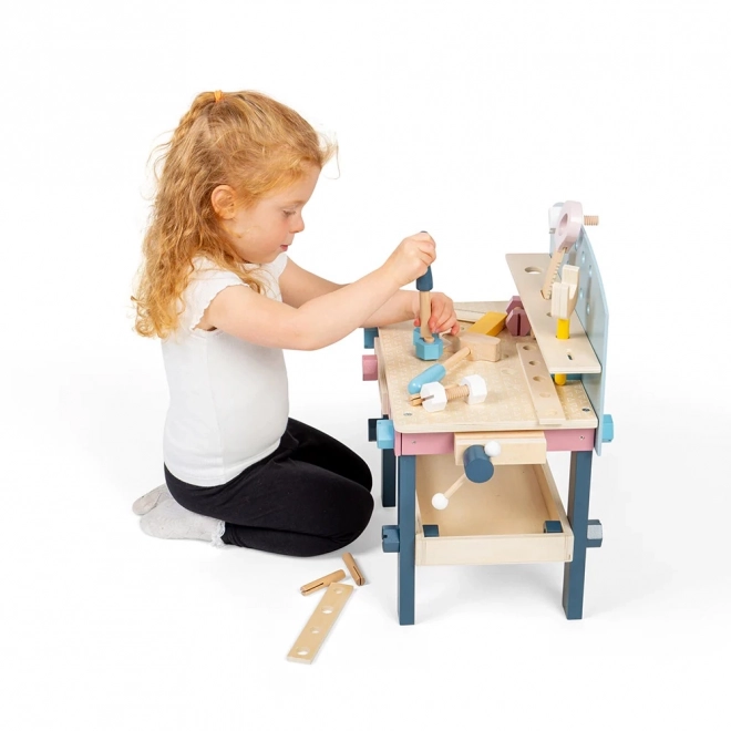 Bigjigs Wooden Kids Tool Workbench