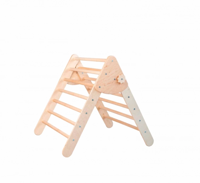 Montessori Climbing Triangle Large Natural Wood