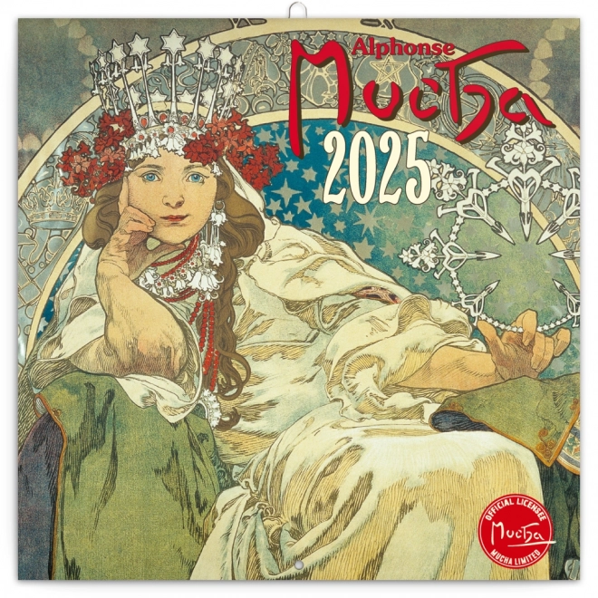 Notique Art Calendar Alfons Mucha 2025