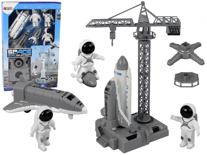 Space Adventure Playset with Shuttle and Rocket