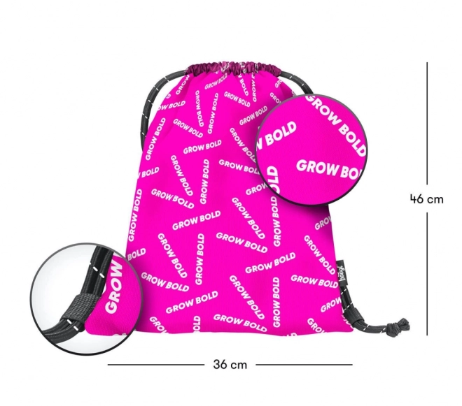 Baagl Bag Grow Bold Pink